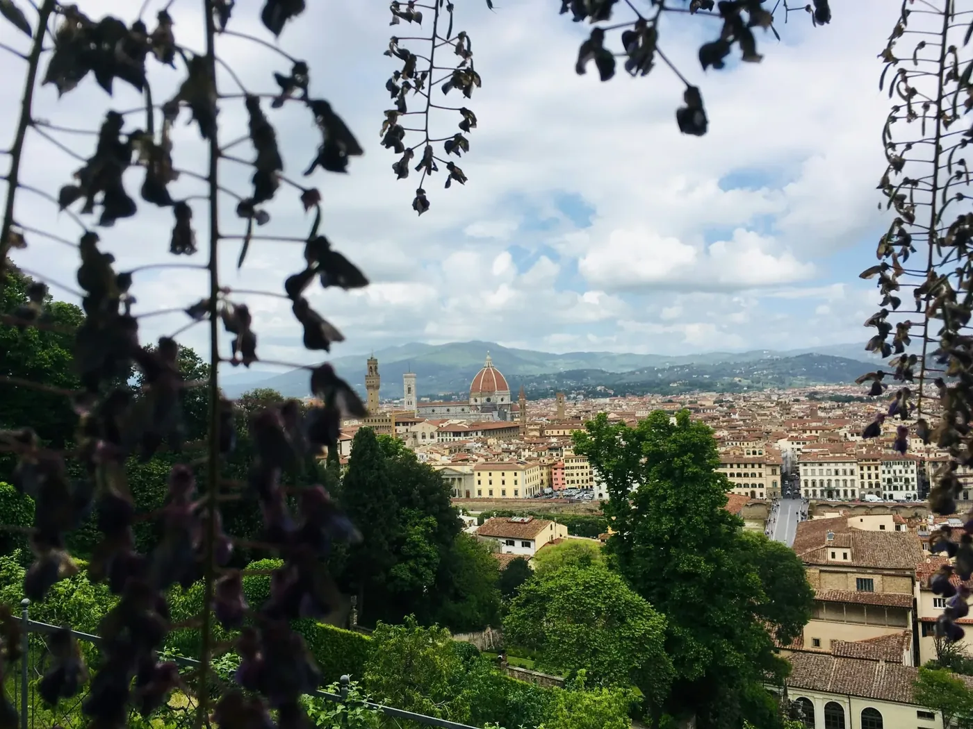 Les toits de Florence et le dôme de la cathédrale